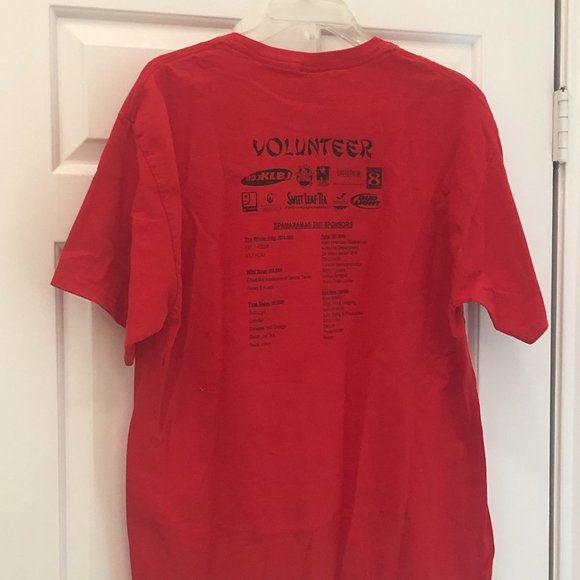 NWOT Vintage Red Austin 29th Spamarama T-shirt 2007 Artist Martin Thomas L - Picture 2 of 6